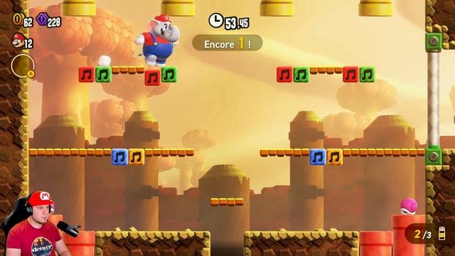 Super Mario Bros WONDER: Monde 1 смотреть онлайн