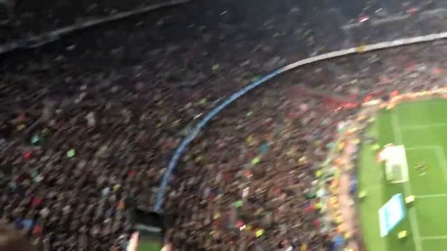 Camp Nou react to La Liga title win смотреть онлайн