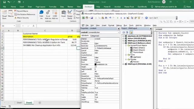 Make a listbox on your User Form смотреть онлайн