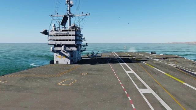 Best Most Realistic Combat Flight Sim Ever! DCS World F/A-18C Hornet Carrier Landing смотреть онлайн