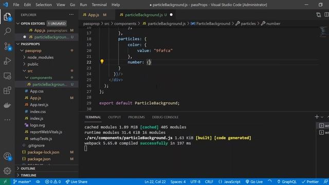 Setup and Use Particle JS in ReactJS смотреть онлайн