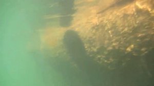 Полузатопленная подводная лодка