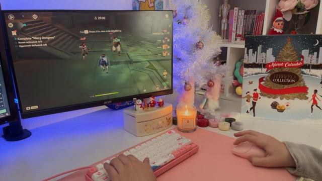 Festive Genshin Impact Gameplay + Advent Calendar Opening | ASMR | Vlogmas day 18 смотреть онлайн