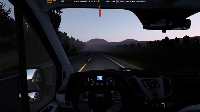 ETS 2 | Chuyến du lịch đêm cùng xe Ford Transit 16 chổ ngồi | Blue Sky Gaming смотреть онлайн