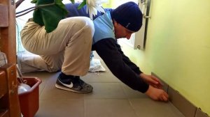 Делаем плинтус из плитки