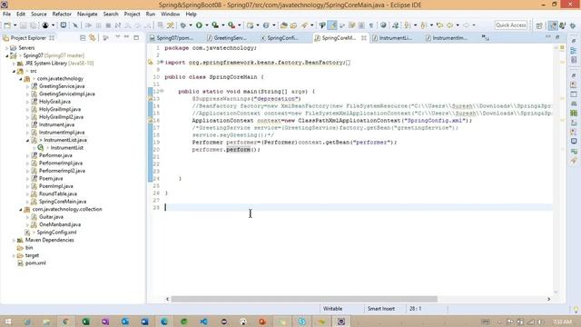 Autowire & Bean Scope смотреть онлайн