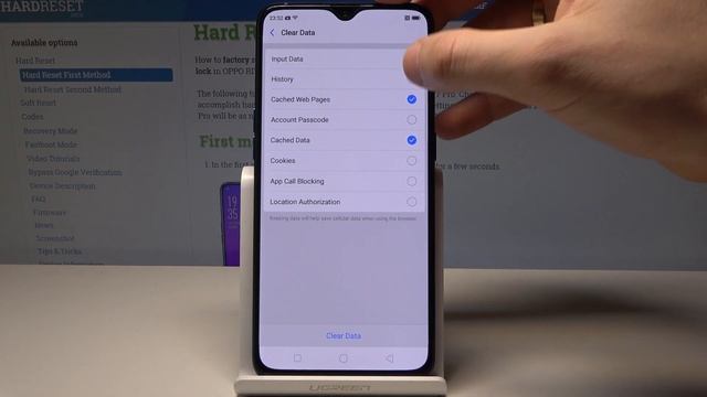How to Clear Browsing Data in OPPO R17 Pro - Wipe Browsing History смотреть онлайн