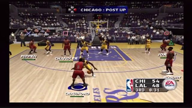 NBA Live 2004 PS2 | Jordan Duels Kobe Bryant | Bulls vs Lakers | Season Mode смотреть онлайн