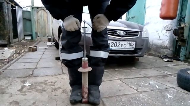 прокачка задней стойки приора смотреть онлайн