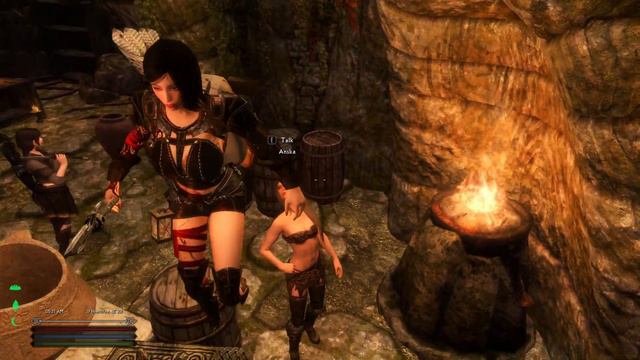 How to deal with followers that block you... (Modded Skyrim Gameplay Anska Vokun Quest) смотреть онлайн