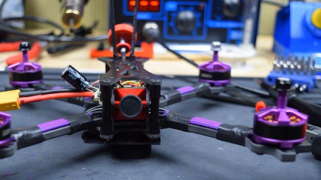 Tero Q215mm FPV Racing RC Drone Kit - ( WITH FRSKY XM+ ) смотреть онлайн