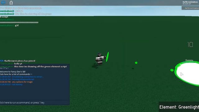 Roblox Green Light Element Script смотреть онлайн
