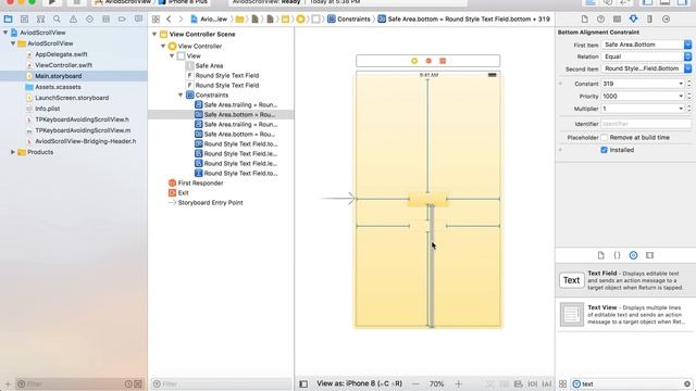 How to Use Keyboard Avoiding ScrollView In IOS Swift 4 Xcode 9 смотреть онлайн