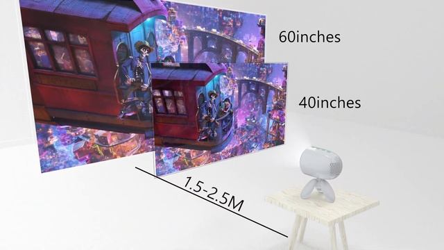 GooDee YG220 Portable Mini Projector LED Video Projector смотреть онлайн
