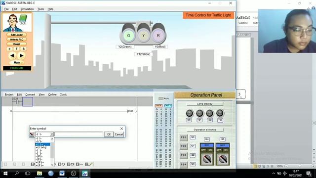Praktikum DSP - Mitsubishi fx series PLC Trainer смотреть онлайн