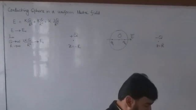 L12.1 Conducting sphere in a uniform electric field смотреть онлайн