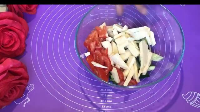 #салат #рецепты #праздничныйстол Нереально вкусный,но очень простой салат за 5 минут. смотреть онлайн