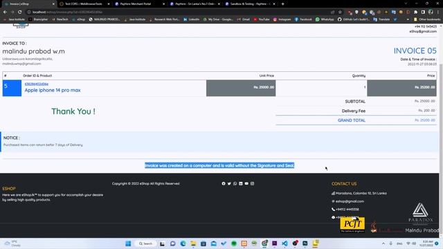 Web Project Task 32 | Java Institute смотреть онлайн