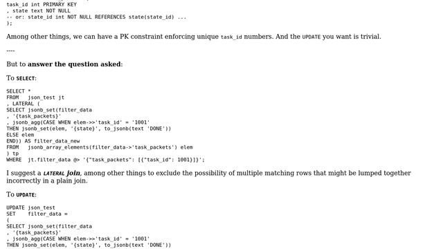 Databases: How to update complex jsonb column? (3 Solutions!!) смотреть онлайн