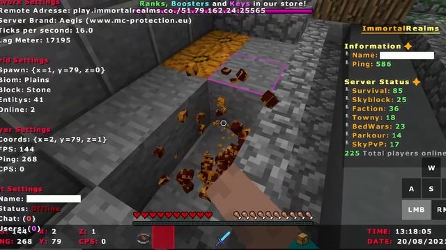 [2023] MCSTORM.NET | Minecraft Bot attack - Aegis, FlameCord, MCord crashed bypass смотреть онлайн