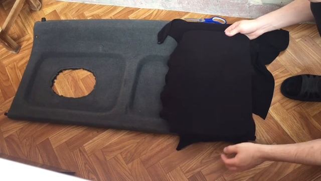 Как НЕ нужно вырезать акустические отверстия в полке багажника автомобиля! смотреть онлайн