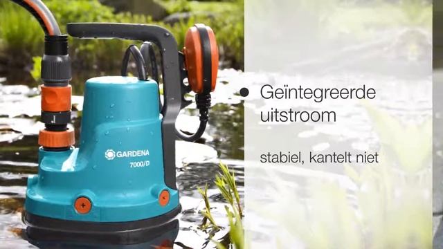 Gardena Classic vuilwaterpomp 7000/D смотреть онлайн