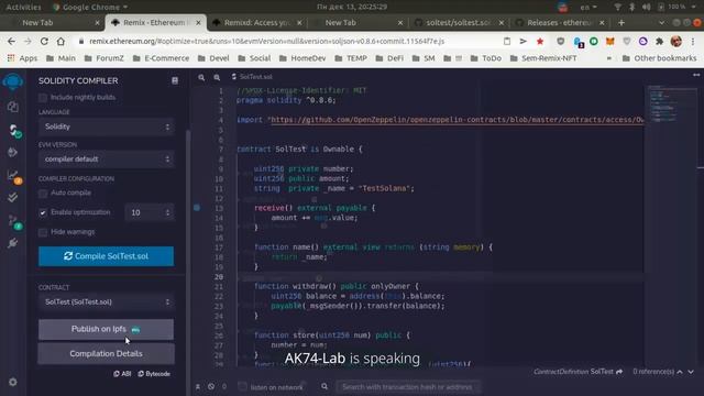 ReMix - Браузерная IDE для разработки на Solidity. смотреть онлайн