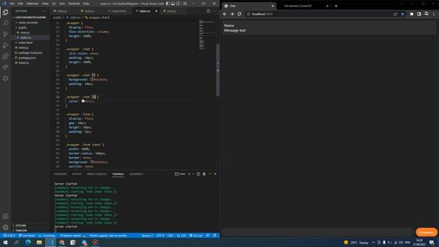 Online чат + Telegram bot | Node.js, Socket.io смотреть онлайн