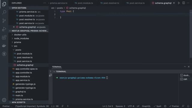 Nest JS Graphql with Prisma ORM #07 смотреть онлайн