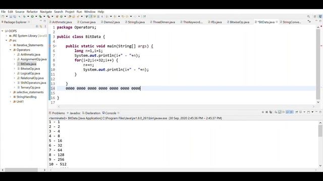 Bitwise Operators in java in Telugu смотреть онлайн