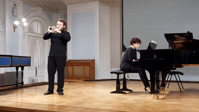 Р.Щедрин "В подражание Альбенису" - исполняют Глеб Верещак (труба) и Екатерина Иванова (фортепиано) смотреть онлайн