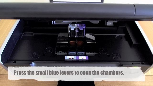 Lexmark X4650 - Changing the cartridges смотреть онлайн