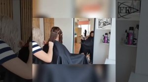 Удлинённый модный боб. Стрижка в технике одна длина. One length haircut