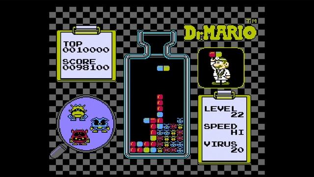 Dr. Mario (NES) LV20 HI Practice ｜This is the Best Game Ever смотреть онлайн