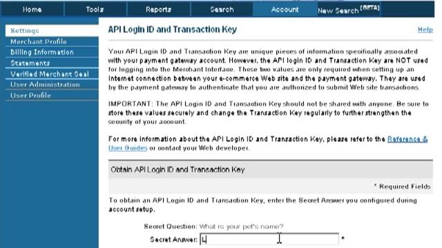 Authorize.net - API Login ID and Transaction Key смотреть онлайн