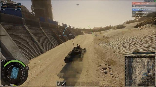 Armored Warfare - first steps, P vs E operation QUATERBACK. First day of open beta. 08.10.2015. смотреть онлайн