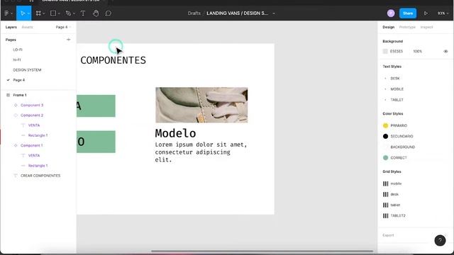 Creación de componentes en Figma смотреть онлайн
