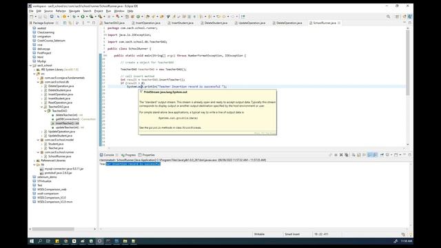 Day 6 - Java Methods, User Input to DB, TeacherDAO, Method Calling смотреть онлайн