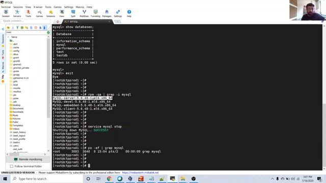 How to Uninstall MySQL RPM Packages from Linux? смотреть онлайн