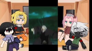 реакцыя команды номер 7 на Обито Учиху Наруто Гача Клуб