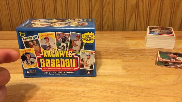 2018 Topps Archives Baseball Blaster Box Opening | #2 смотреть онлайн