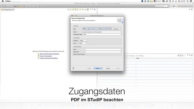 Programmieren II Installation und Verwendung von Git in eclipse смотреть онлайн