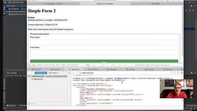 3 PHP Form using Date and Hidden Field смотреть онлайн