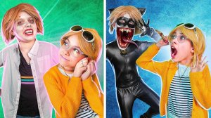 Being a Vampire: Expectation vs Reality! Cat Noir became a vampire in real life!