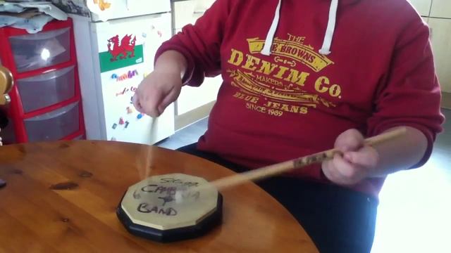 Cambria Band Men of Harlech drum tutorial with Adam 2 смотреть онлайн