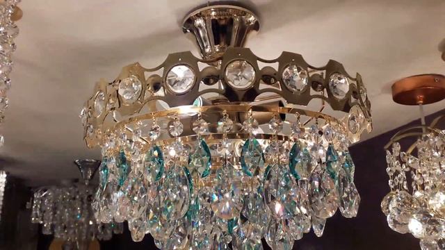 Хрустальная авторская люстра "Madrid" смотреть онлайн