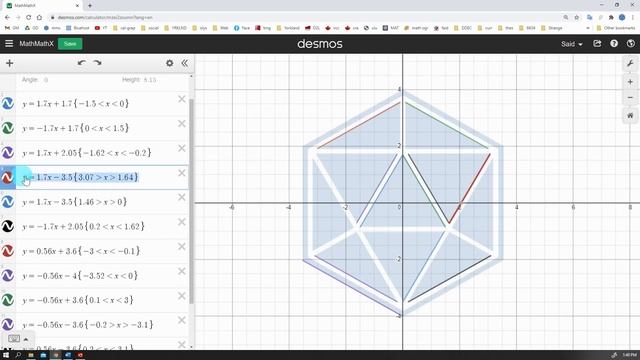 How to Create Desmos Art 1 - Lines and Circles - Step by Step Guide смотреть онлайн