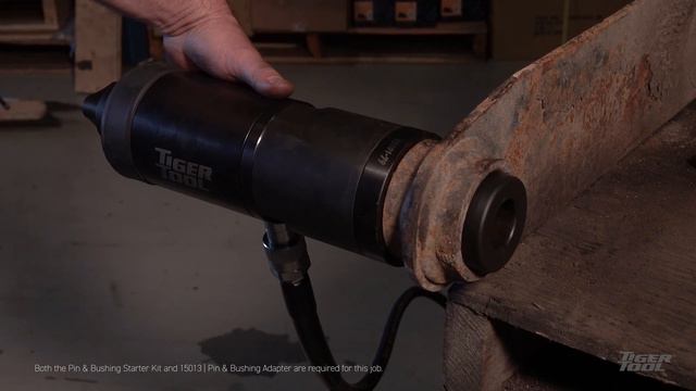 How to remove torque rod and sway bar suspension bushings on heavy duty trucks | Tiger Tool 15013 смотреть онлайн