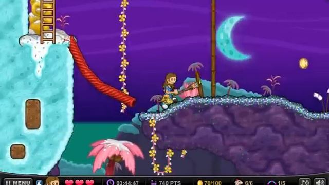 Papa Louie 3: When Sundaes Attack 100% Walkthrough - Level 2: Gummy Grotto - 6/6 Warp Keys смотреть онлайн