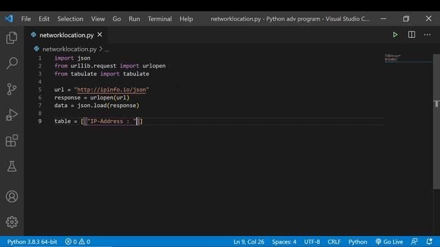 How To Get Your Network Location Program In Python | Track Network Location Program | Learnonpy | смотреть онлайн